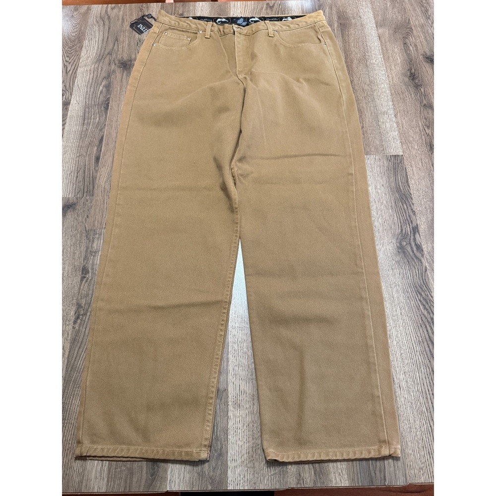 Platini Pants, Men's Size 40x30, Brown, Straight Leg, Flat Front, NWT